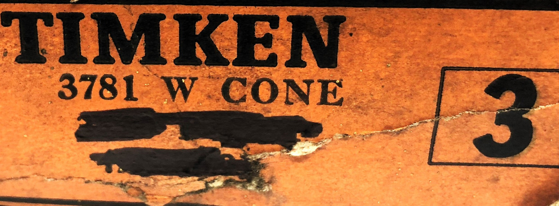 Timken Tapered Roller Bearing Cone 3781W NOS