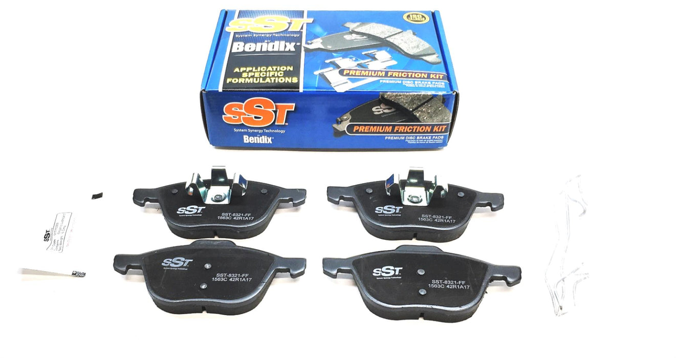 Bendix SST Premium Friction Kit Ceramic Disc Brake Pads D1563C NOS ...