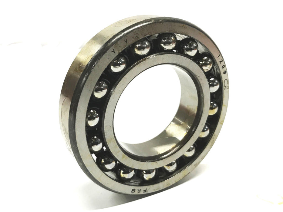 FAG Self-Aligning Ball Bearing 1209TV [Lot of 2] NOS