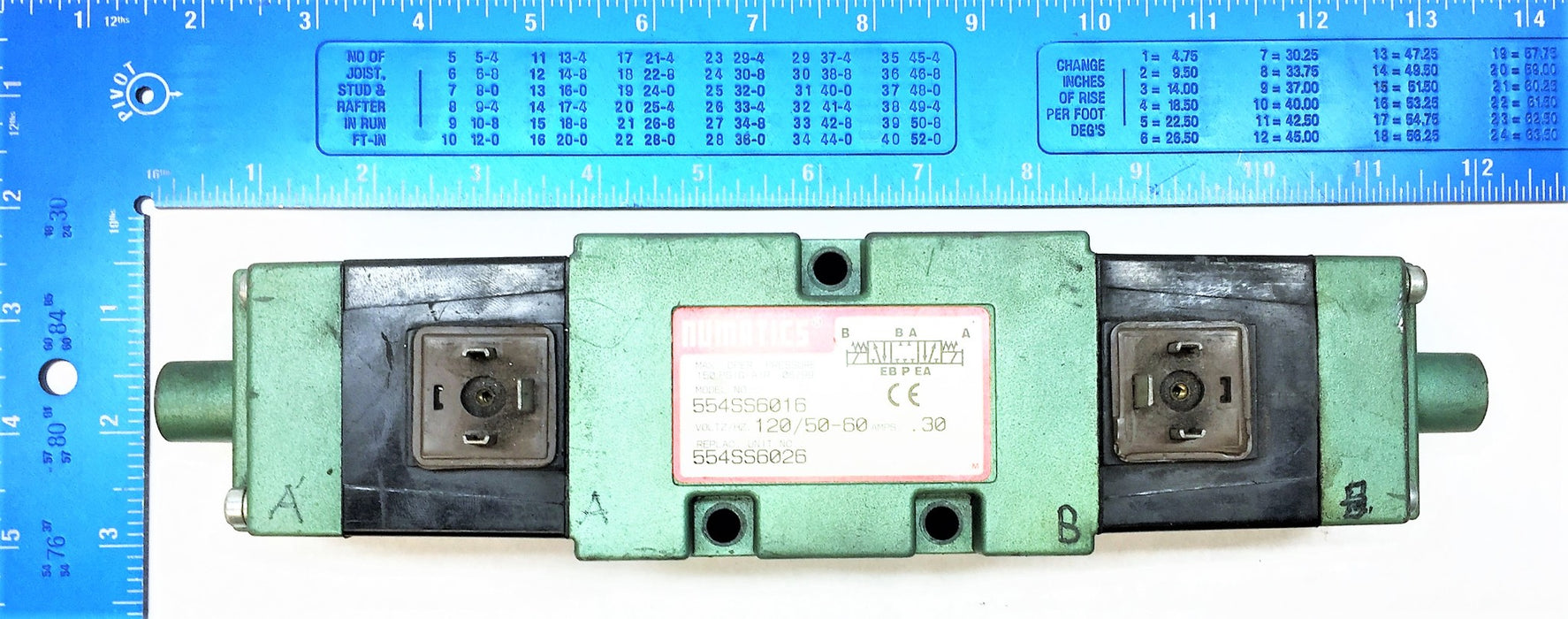 NUMATICS Double Solenoid Valve 554SS6016 USED