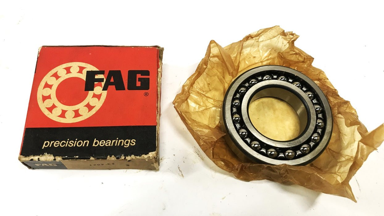 FAG Self-Aligning Ball Bearing 1209 NOS