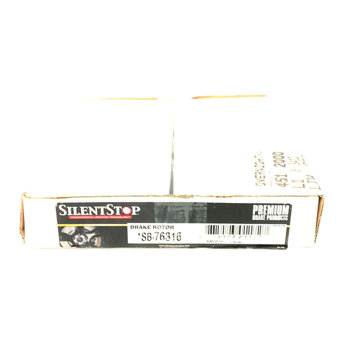Silent Stop Disc Brake Rotor SB-76316 NOS