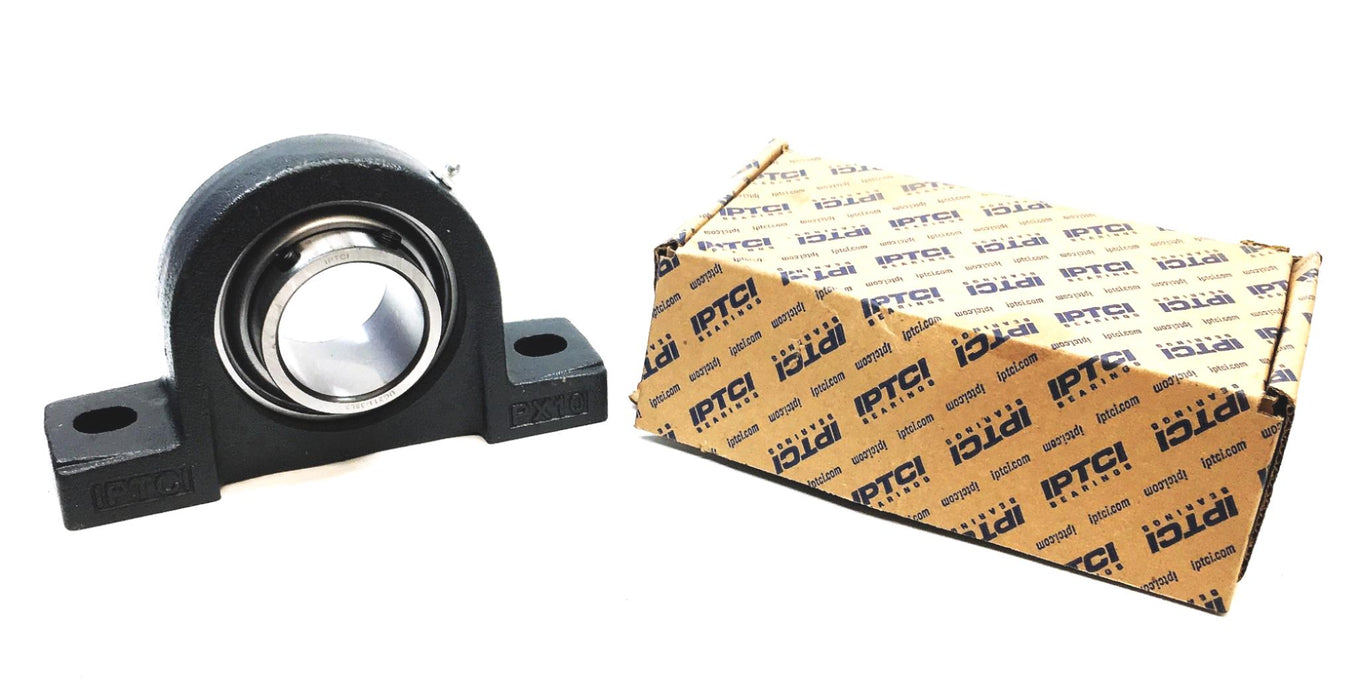 IPTCI Bearings 2-3/16 Inch Set Screw Lock Pillow Block Tri-Seal UCP211-35L3 NOS