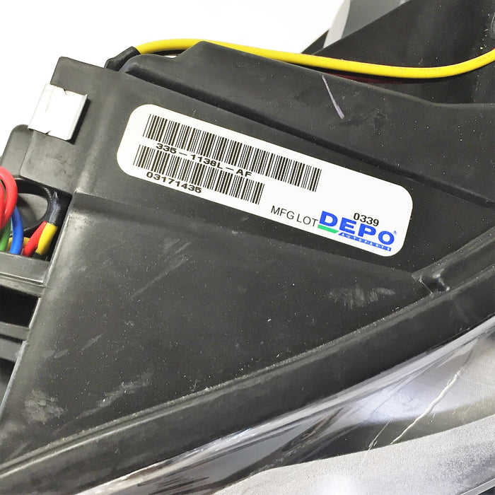 DEPO Left Side Headlamp Assembly 335-1138L-AC NOS