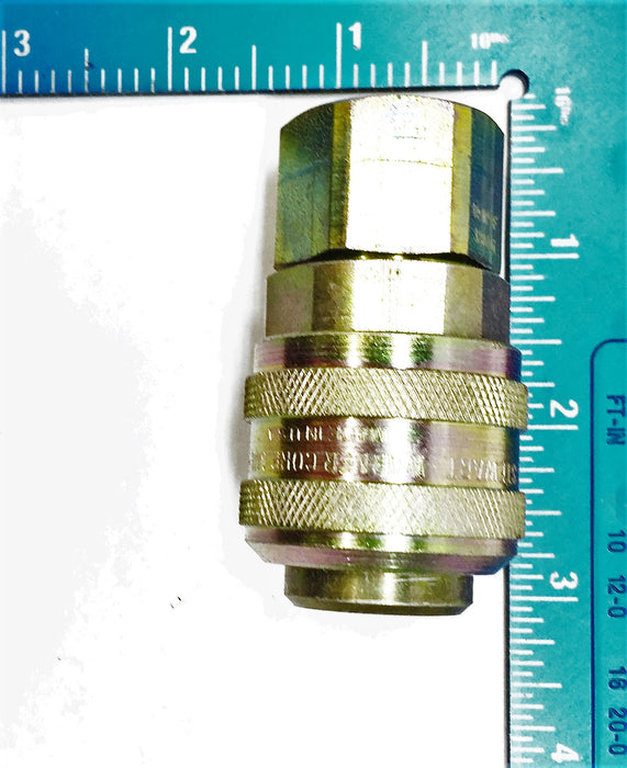 Alemite/Stewart Warner Heavy-Duty 1/2"(f) Quick Detach Coupler 328031 NOS