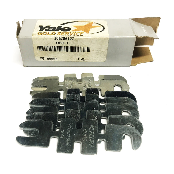 Yale Forklift 200A 250V Fuse 106786127 [Lot of 7] NOS