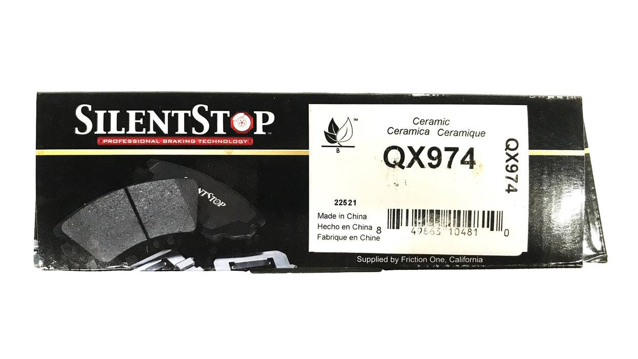 Silent Stop Semi-Metallic Brake Pad Kit QX974 NOS
