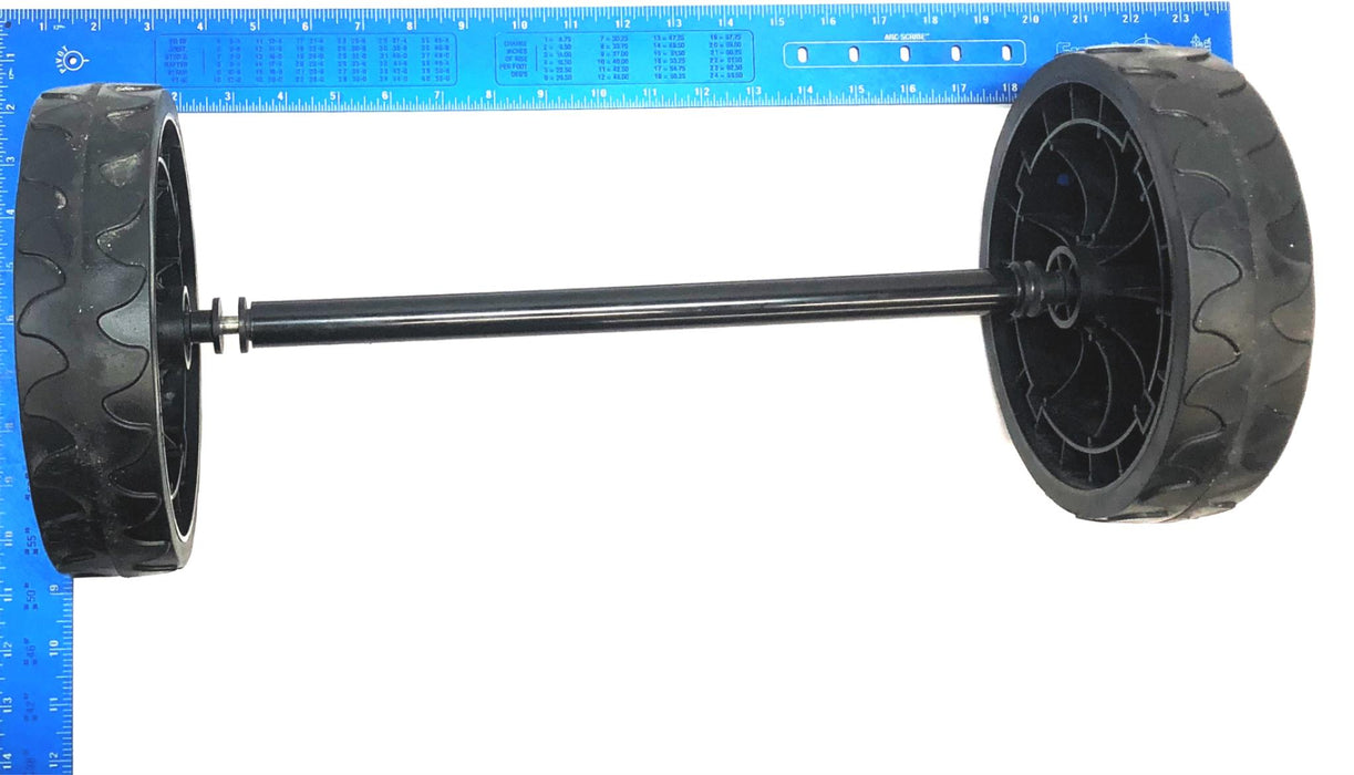 SnowJoe Electric Snow Blower Wheel Axle Assembly ONLY SJ625E USED