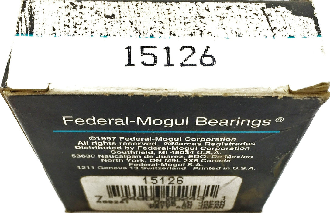 Federal Mogul Bearing 15126 [Lot of 2] NOS