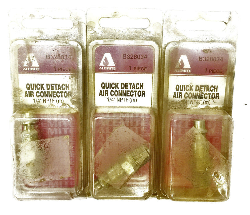 Alemite Quick Detach Air Connector B328034 [Lot of 3] NOS