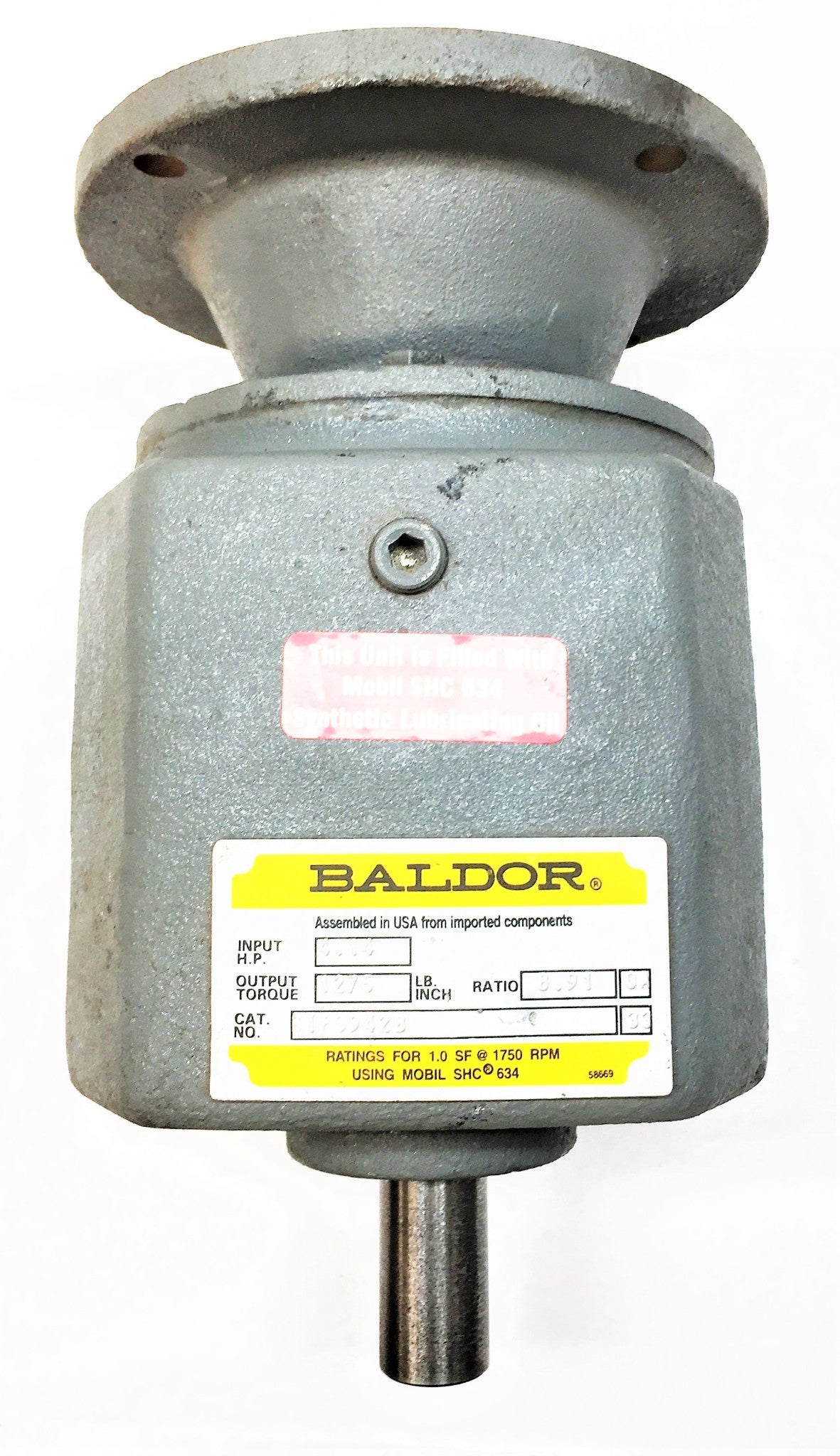 BALDOR Gearbox Speed Reducer GIF0942B NOS —
