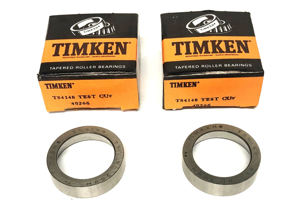 Timken Tapered Test Cup Race T54148 (Lot of 2) NOS