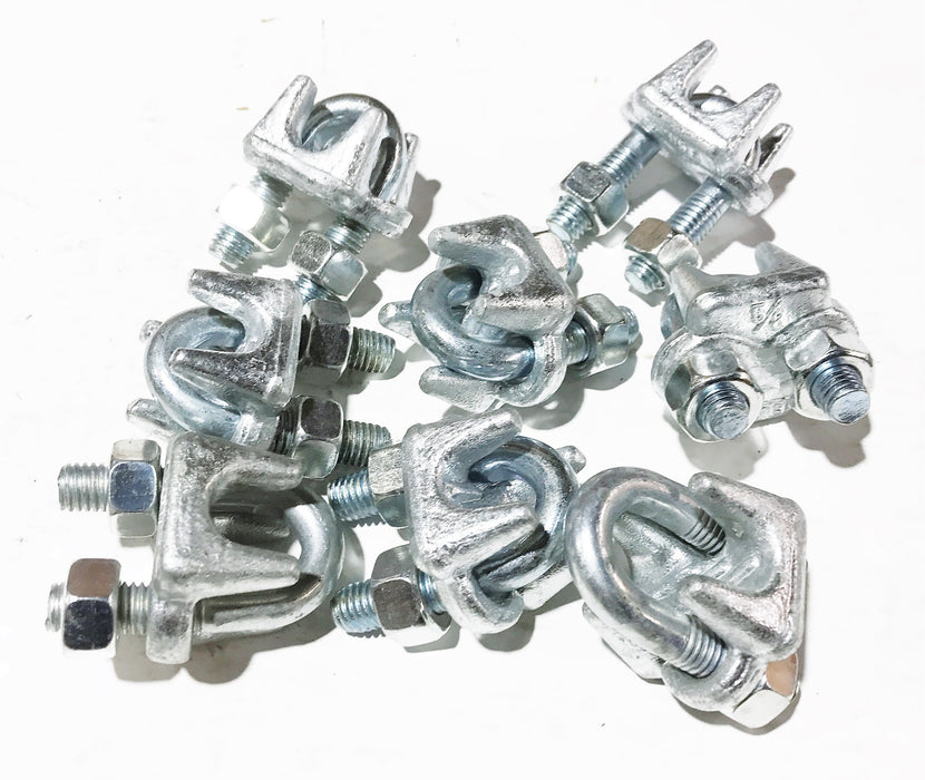 Unbranded 5/8" Wire Rope Clamp [Lot of 8] NOS