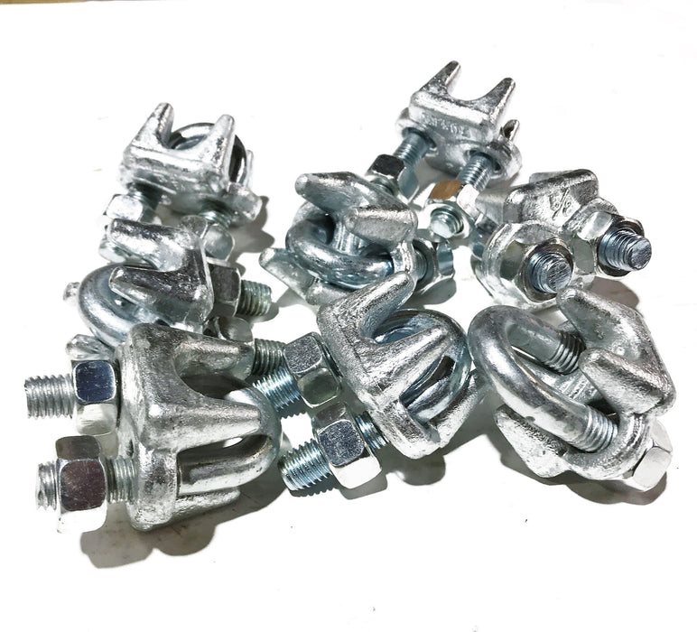 Unbranded 5/8" Wire Rope Clamp [Lot of 8] NOS