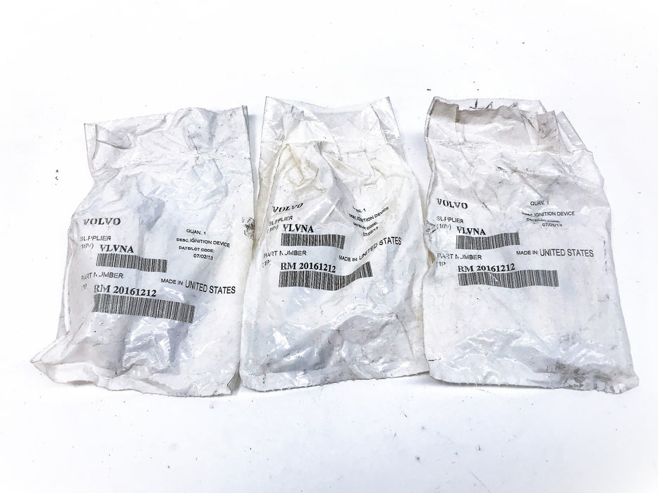 Volvo Construction Equipment Ignition Device RM20161212 [Lot of 3] NOS