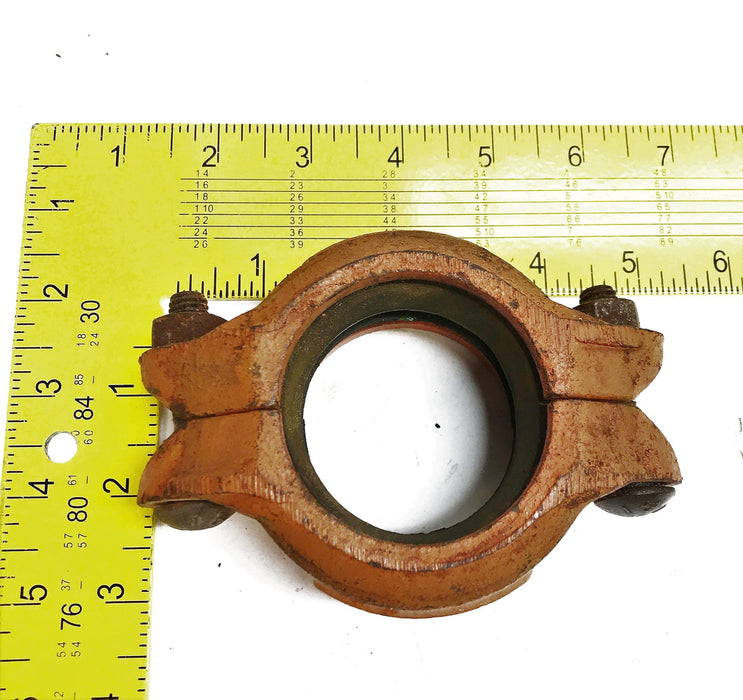 Compatible with Victaulic Clamp Coupling 2"-75 [Lot of 2] (Missing Gasket)