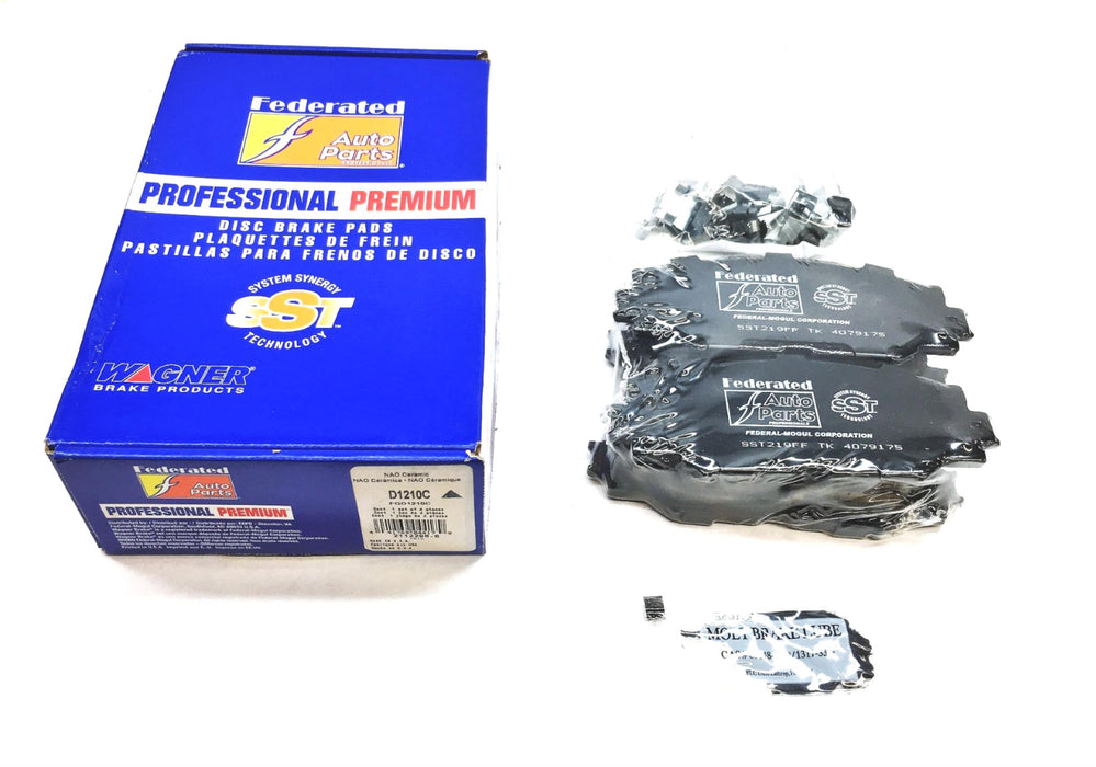 Wagner Federated Auto Parts NAO Ceramic Disc Brake Pads D1210C NOS