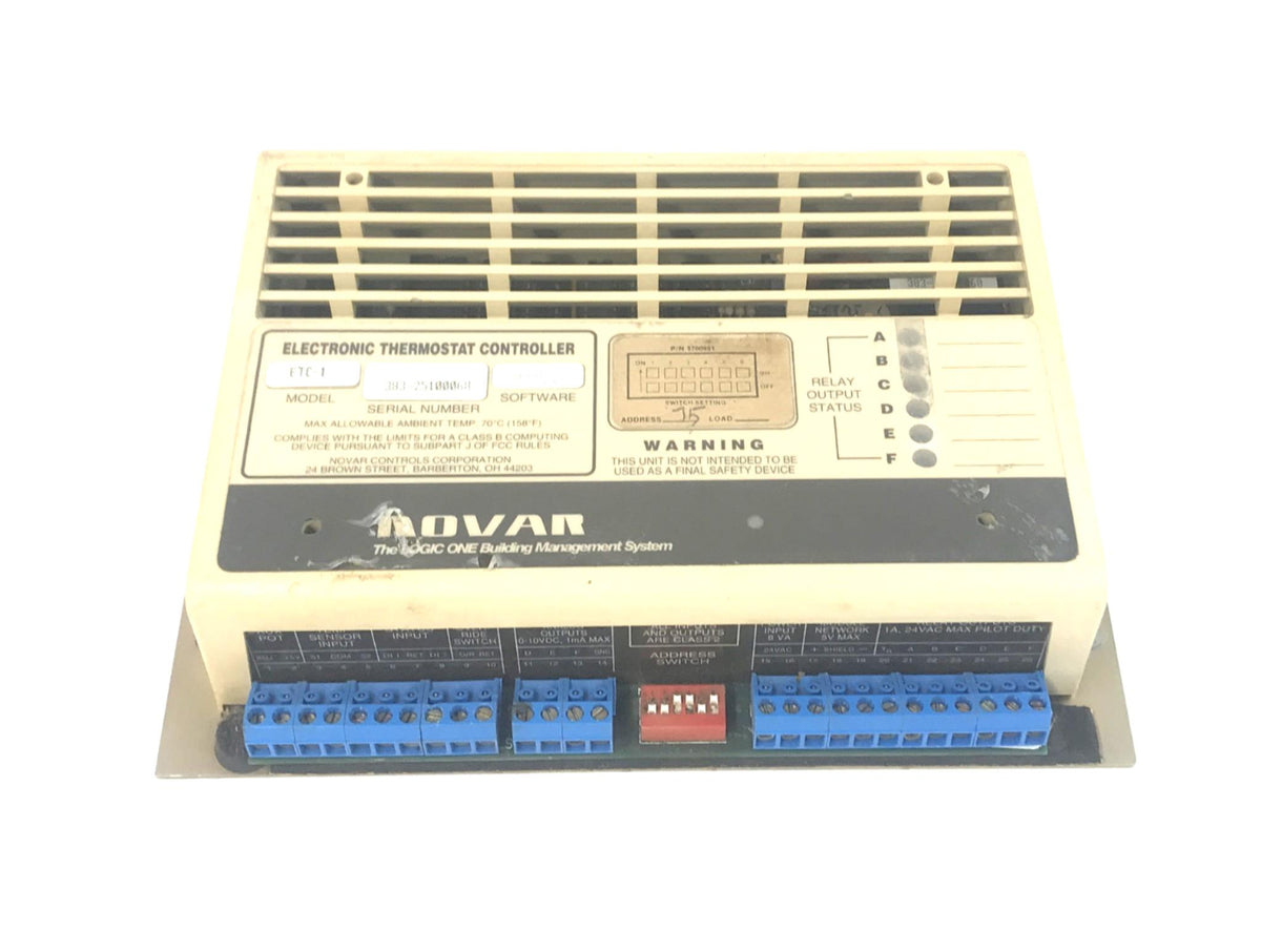 Novar Controls Elektronischer Thermostatregler UV V2.9 ETC-1 GEBRAUCHT ...