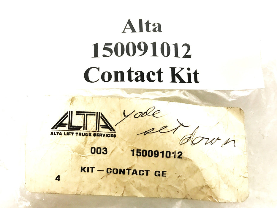 Alta Yale Forklift Contact Kit 150091012 NOS
