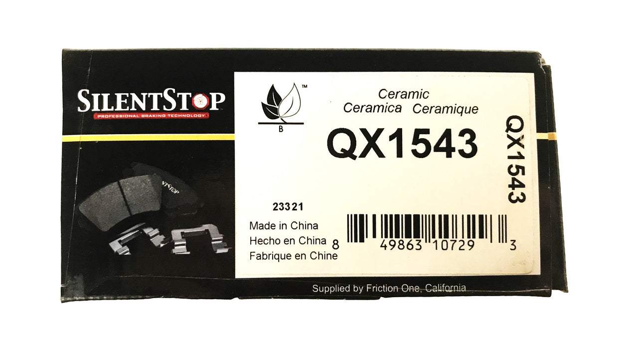Silent Stop Semi-Metallic Brake Pad Kit QX1543 NOS