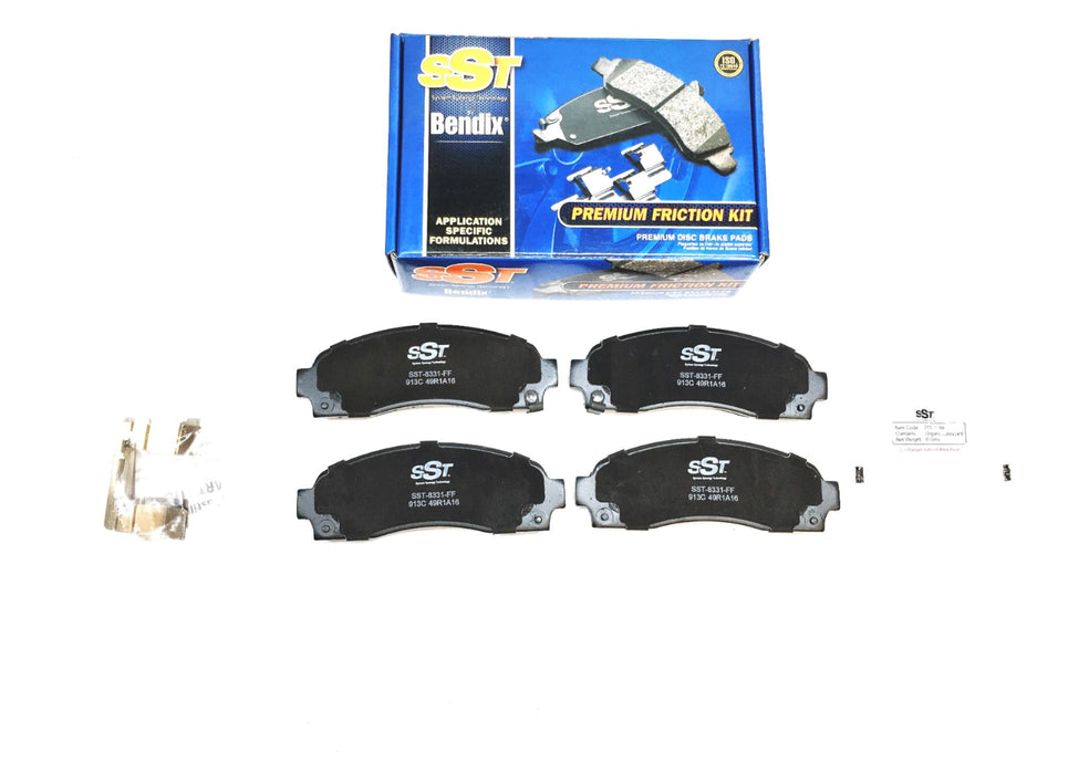 Bendix SST Premium Friction Kit Disc Brake Pads D913C NOS