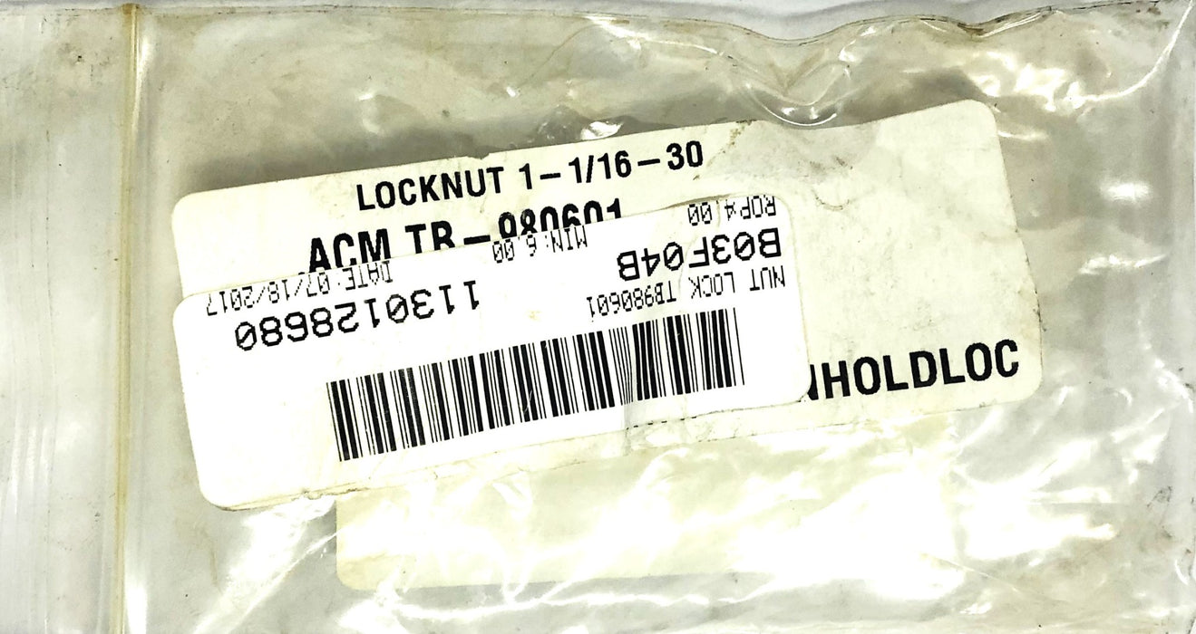 ACM 1-1/16-30 Lock Nut TB-980601 [Lot of 6] NOS