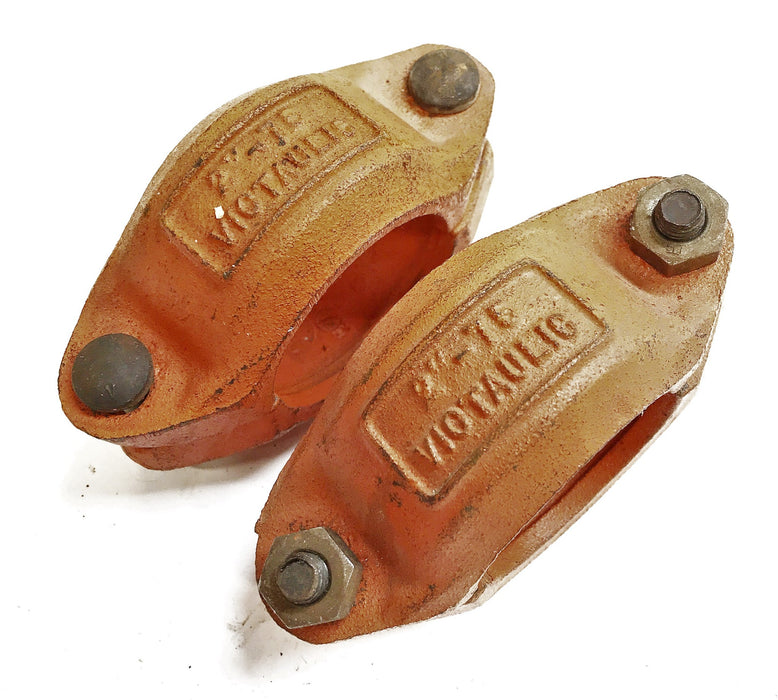 Compatible with Victaulic Clamp Coupling 2"-75 [Lot of 2] (Missing Gasket)