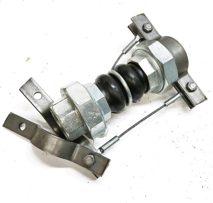 Unbranded 1 1/2â€x40MM Style 30 Neoprene Expansion Joint w/ Clamp (Missing Bolt)