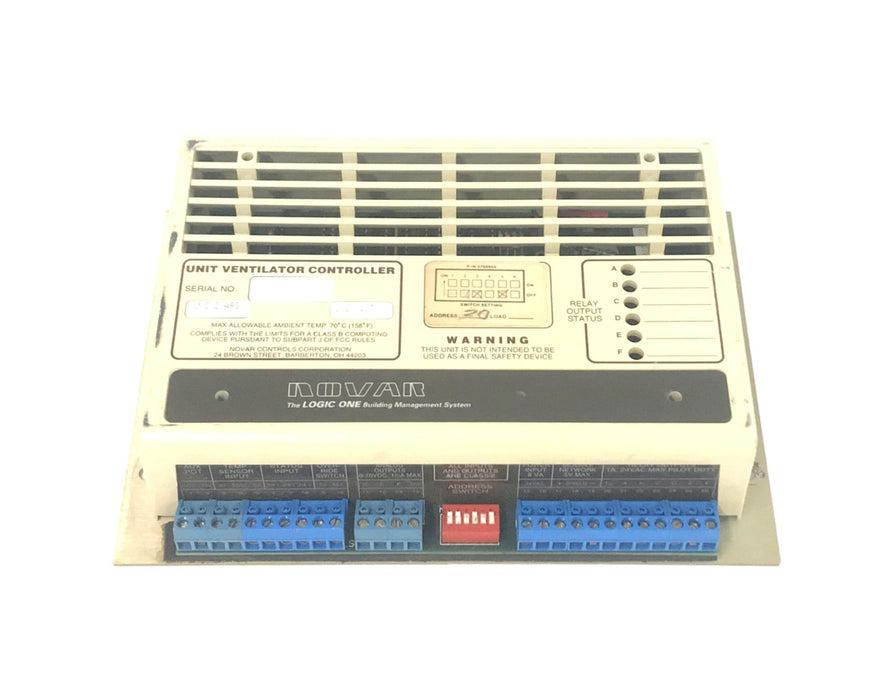 Novar Controls Unit Ventilator Controller UVC V1.7 UVC 2 ARO USED