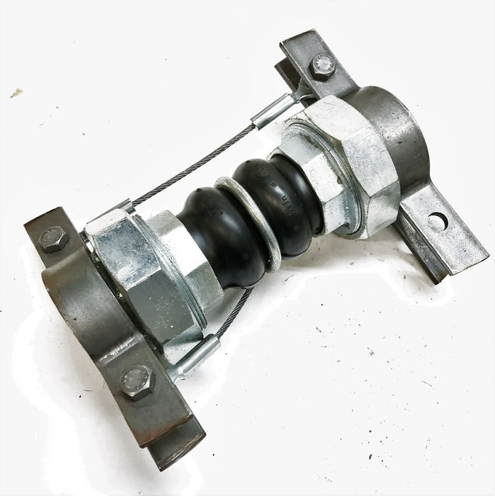 Unbranded 1 1/2â€x40MM Style 30 Neoprene Expansion Joint w/ Clamp (Missing Bolt)
