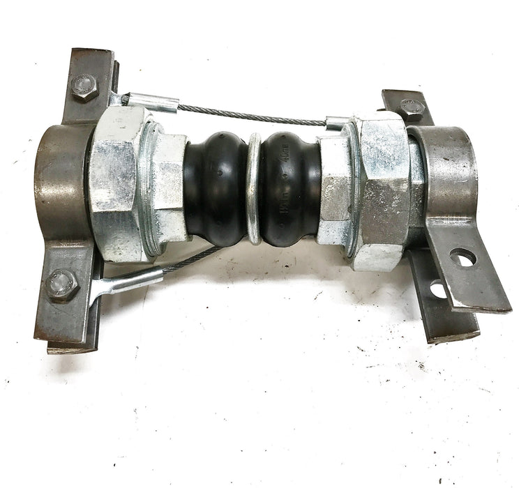 Unbranded 1 1/2â€x40MM Style 30 Neoprene Expansion Joint w/ Clamp (Missing Bolt)