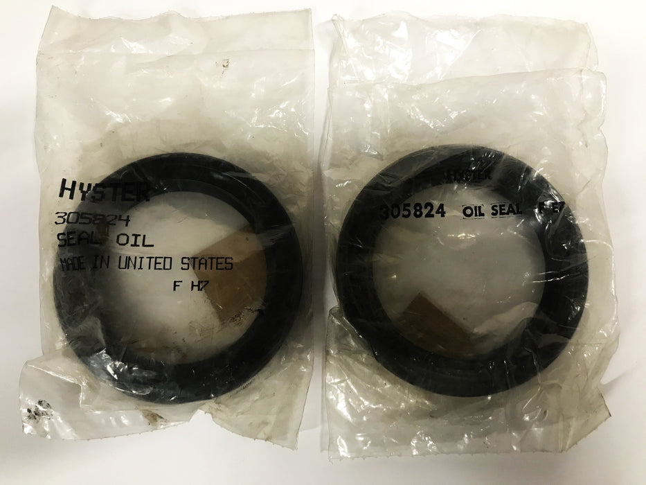 Hyster Yale Forklift Rubber Oil Seal 305824 [Lot of 2] NOS