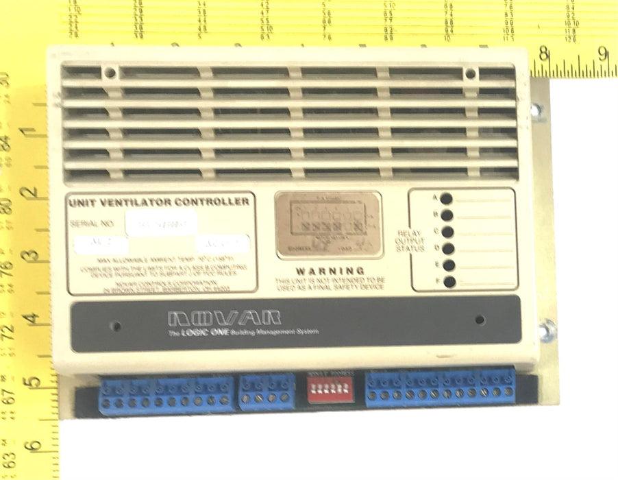 Novar Controls Unit Ventilator Controller UVC V1.7 UVC 2 USED