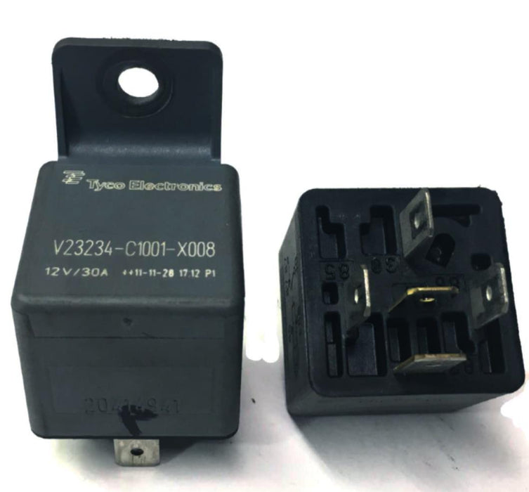 TYCO V2323A-C1001-X008 12V/30A Radio, Head Light, Horn, Relay (LOT OF 2) NOS