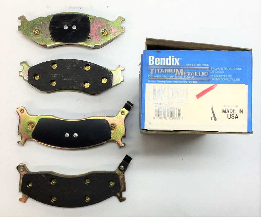 BENDIX Titanium Metallic Brake Shoes MKD521 NOS