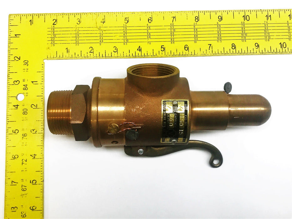 Jayco 1-1/4" Safety Relief Valve 150-15-1.25 NOS
