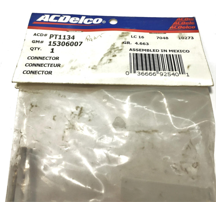ACDelco 6-Way Wiring Harness Pigtail Connector PT1134 (15306007) NOS