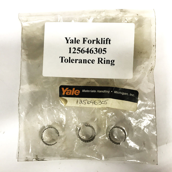 Yale Forklift Tolerance Ring 125646305 [Lot of 3] NOS