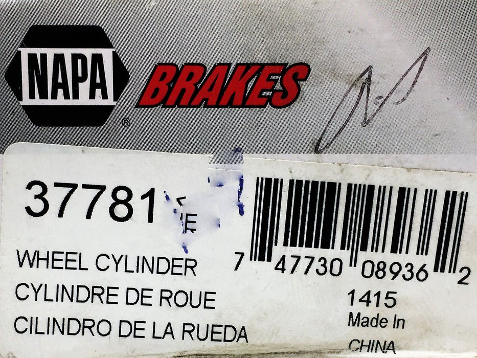 Napa Brakes Wheel Cylinder 37781 NOS