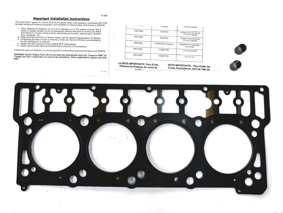 Car Quest/Victor Reinz Cylinder Head Gasket 54450 NOS