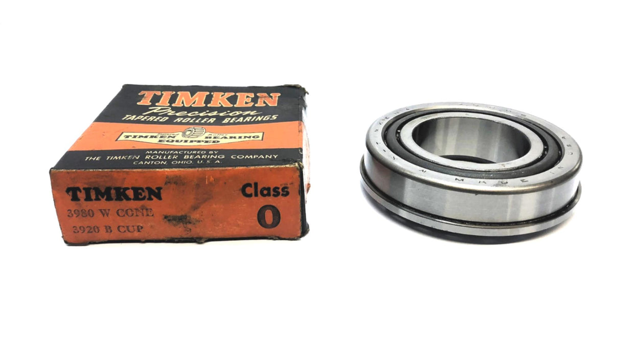 Timken Tapered Roller Bearing Cone & Cup 3980W/3920B NOS