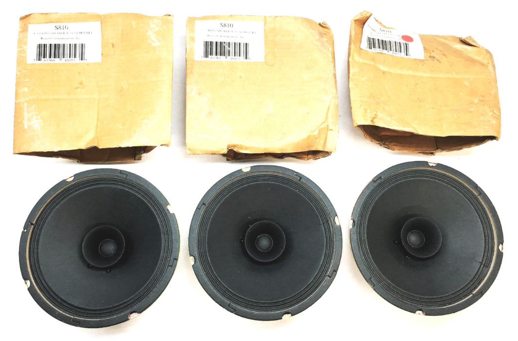 Bogen Communications 8IN Ceiling Speaker With 10 OZ Magnet S810 [Lot of 3] NOS