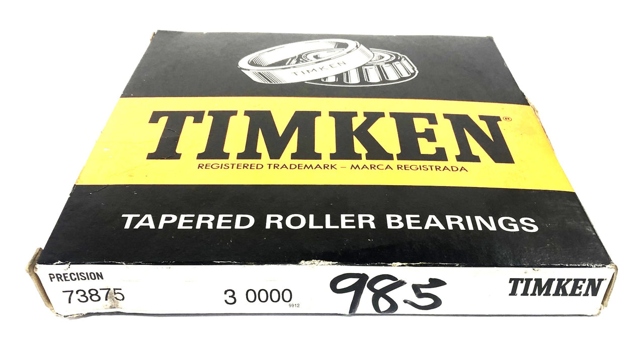 Timken Tapered Roller Bearing Cup 73875-3 NOS