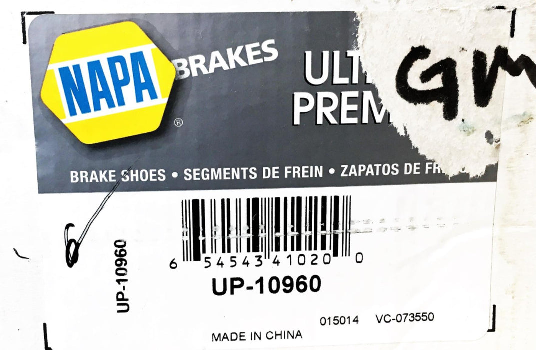 Napa Ultra Premium Drum Brake Shoes UP-10960 NOS