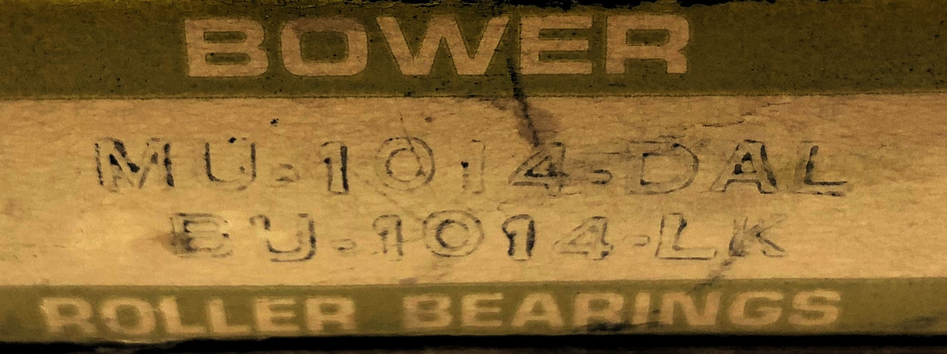 Bower Cylindrical Roller Bearing MU1014DA (MU1014DAL) NOS