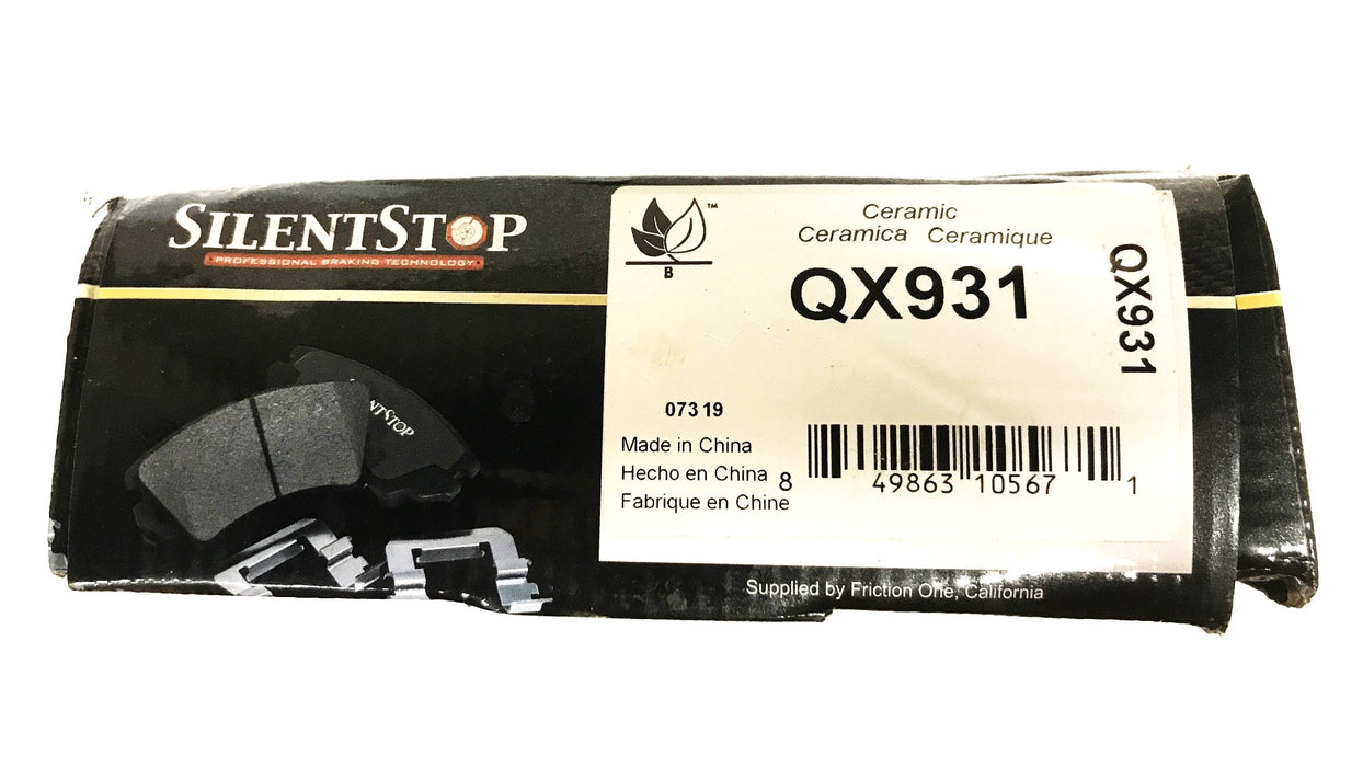 Silent Stop Semi-Metallic Brake Pad Kit QX931 NOS