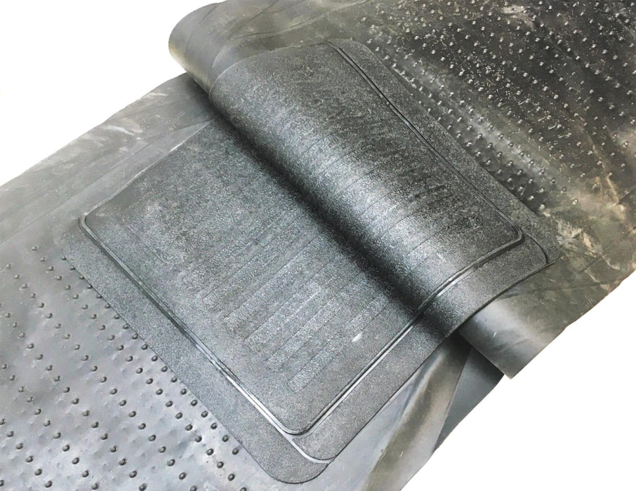 Kraco 4 Piece Black Rubber Floor Mat WM6404 NOS