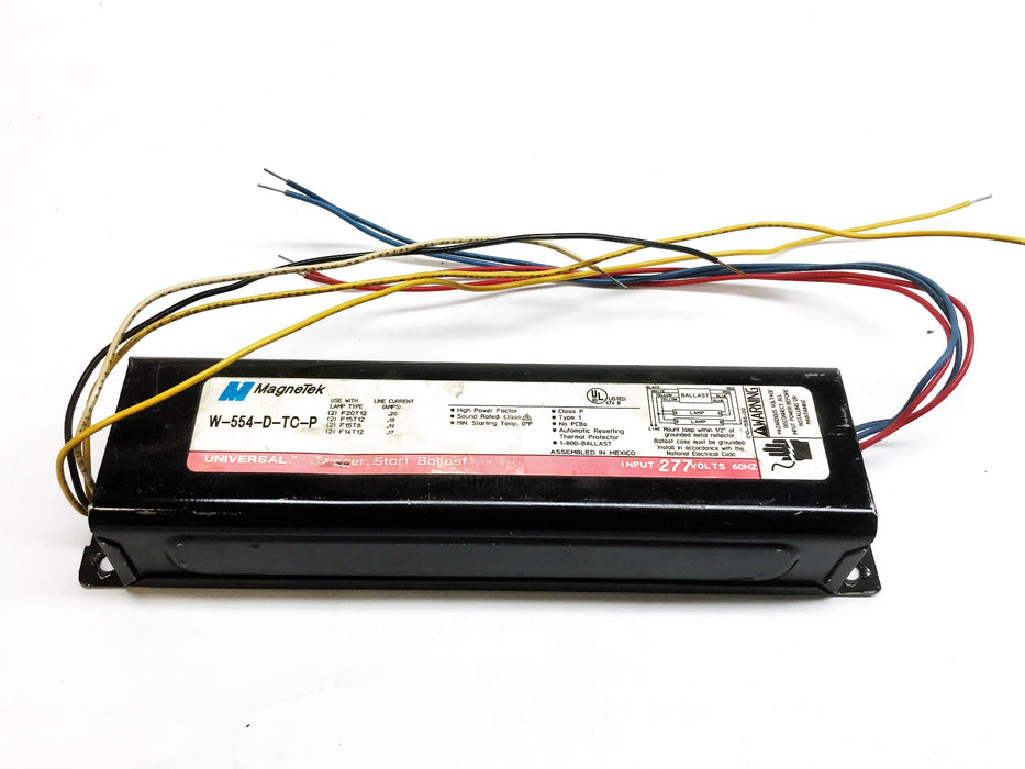 Universal Magnetic Lamp Ballast, Box of 8, W554DTCP NOS