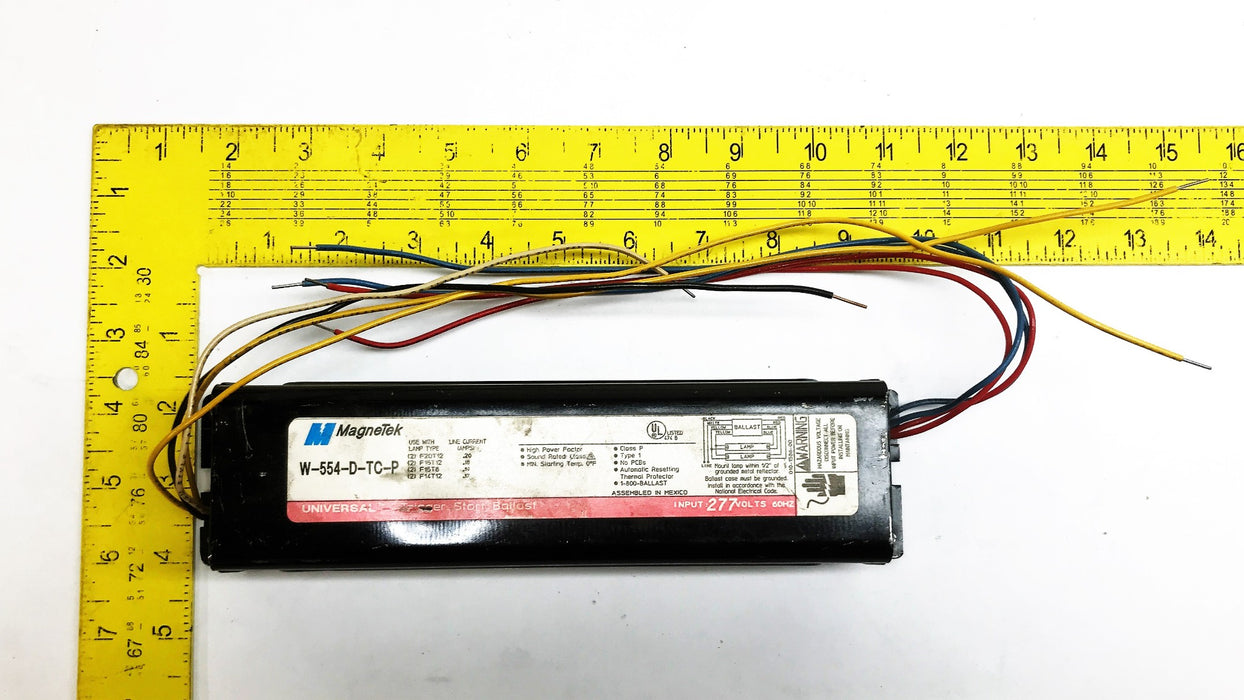 Universal Magnetic Lamp Ballast, Box of 8, W554DTCP NOS