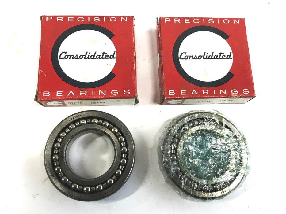 Consolidated Self-Aligning Bearing 1209 [Lot of 2] NOS